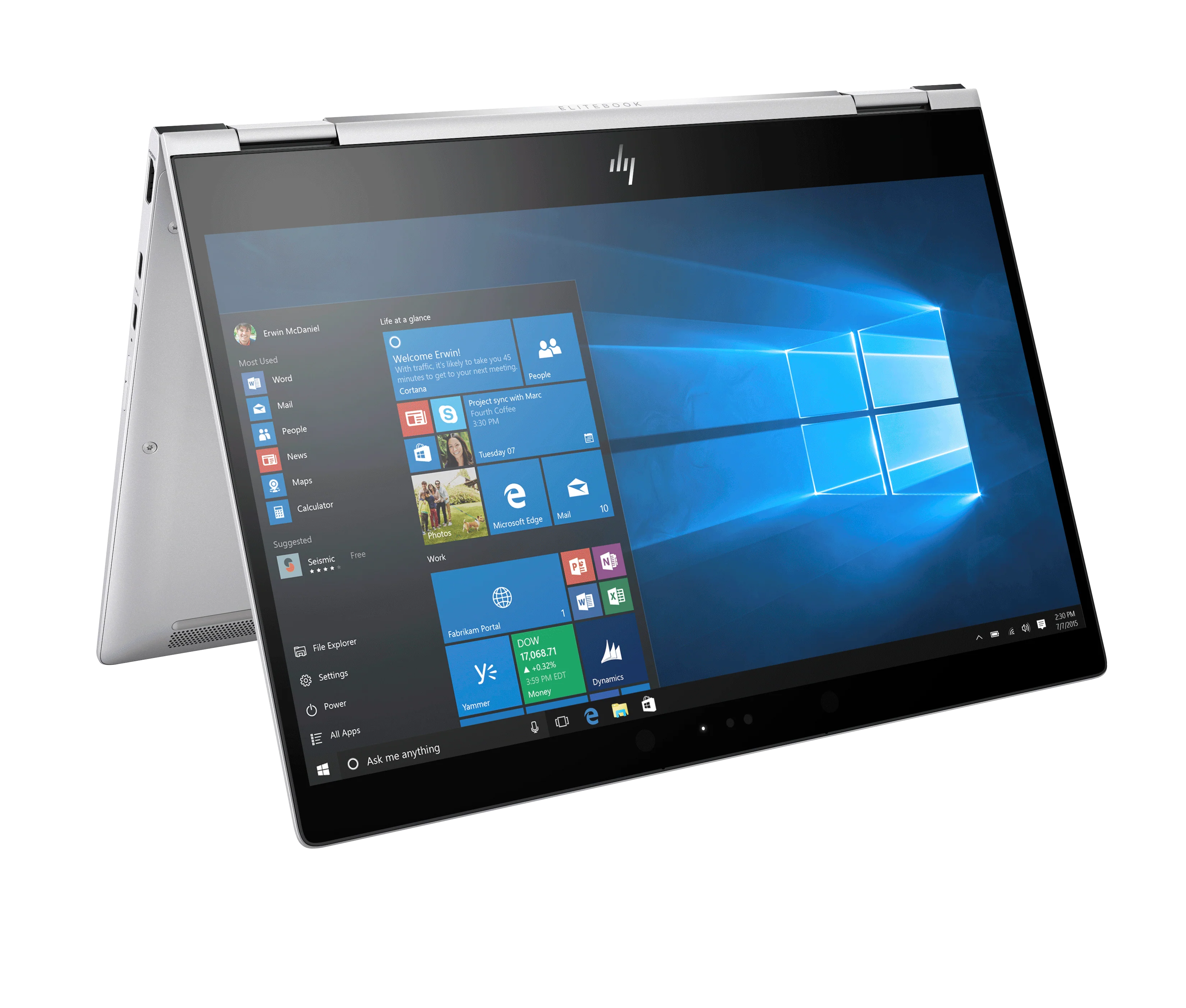 HP EliteBook 1030 G2 X360 view 3